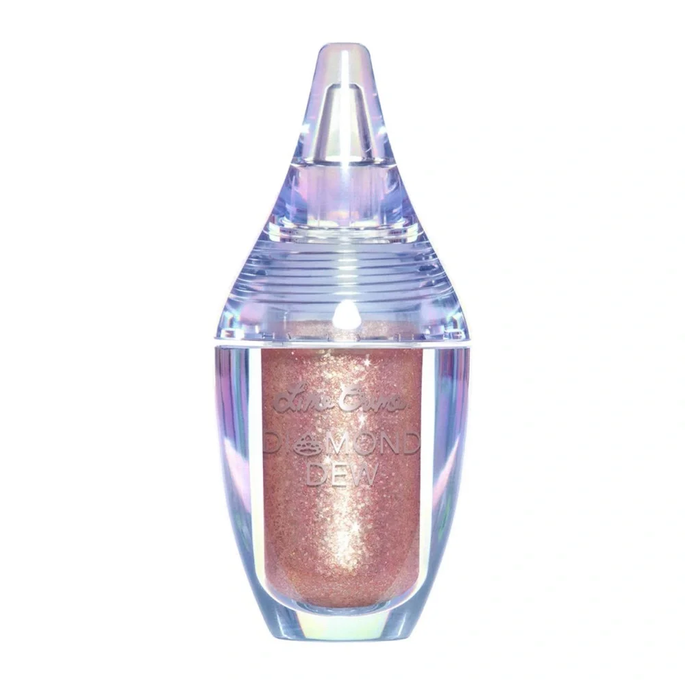 Lime Crime Diamond Dew Glitter Eyeshadow Rose Goals Iridescent Gold NEW IN BOX